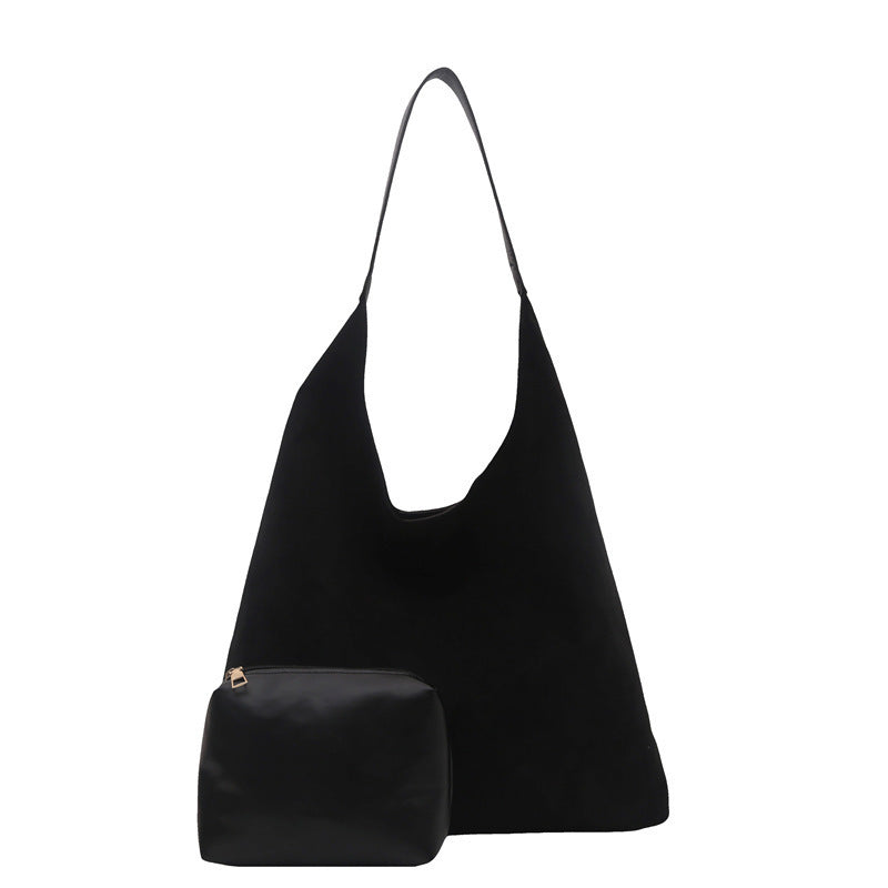 Wildleder Slouchy Hobo Bag Karnz