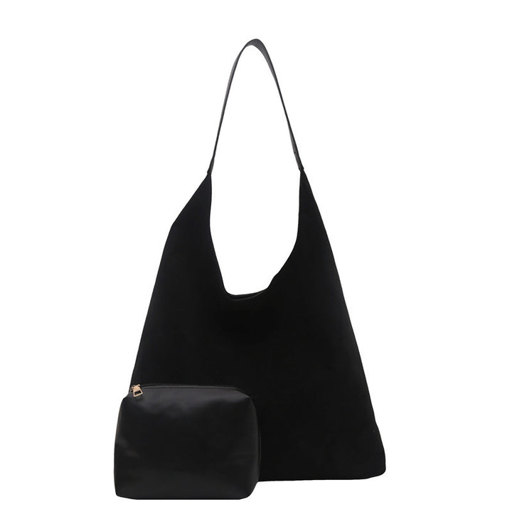 Wildleder Slouchy Hobo Bag Karnz