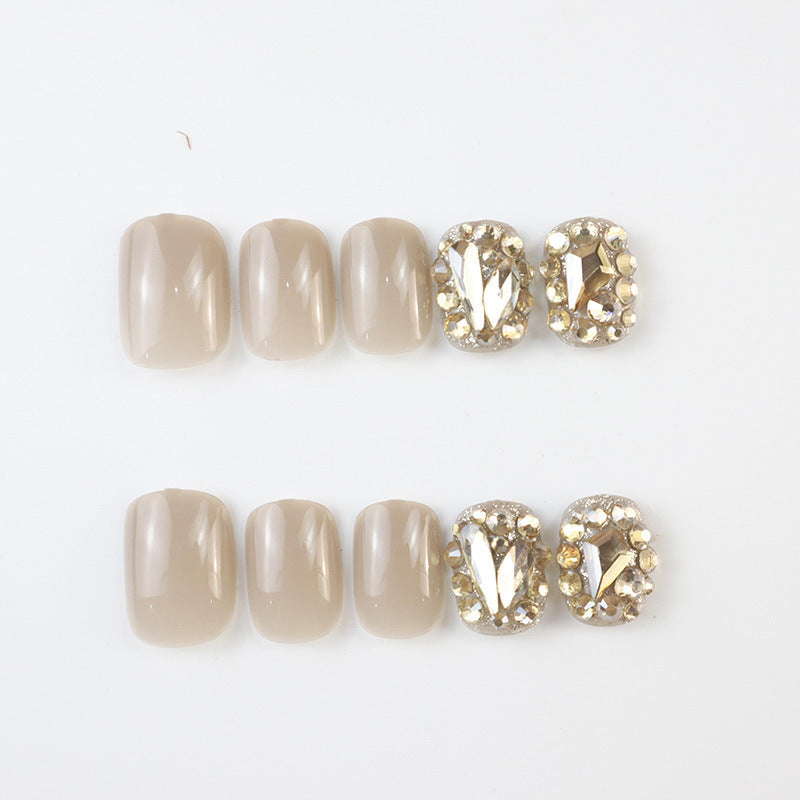 Dekorativer Strass Press-On Nail Kit