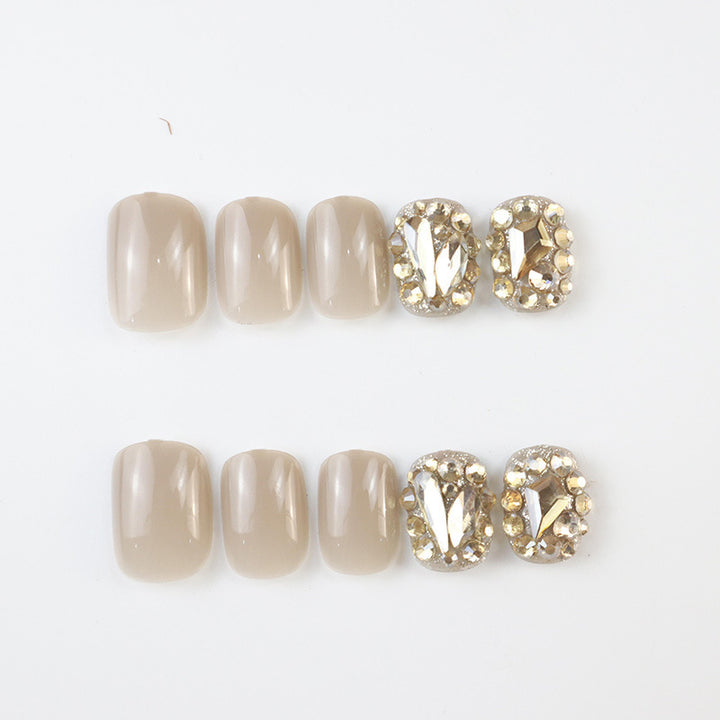 Dekorativer Strass Press-On Nail Kit