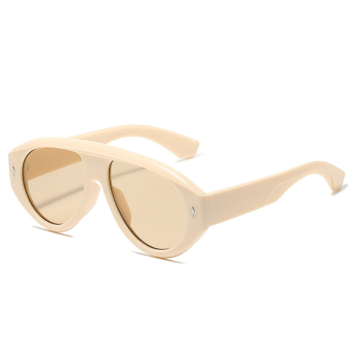 Modische skulpturale Sonnenbrille Karnz