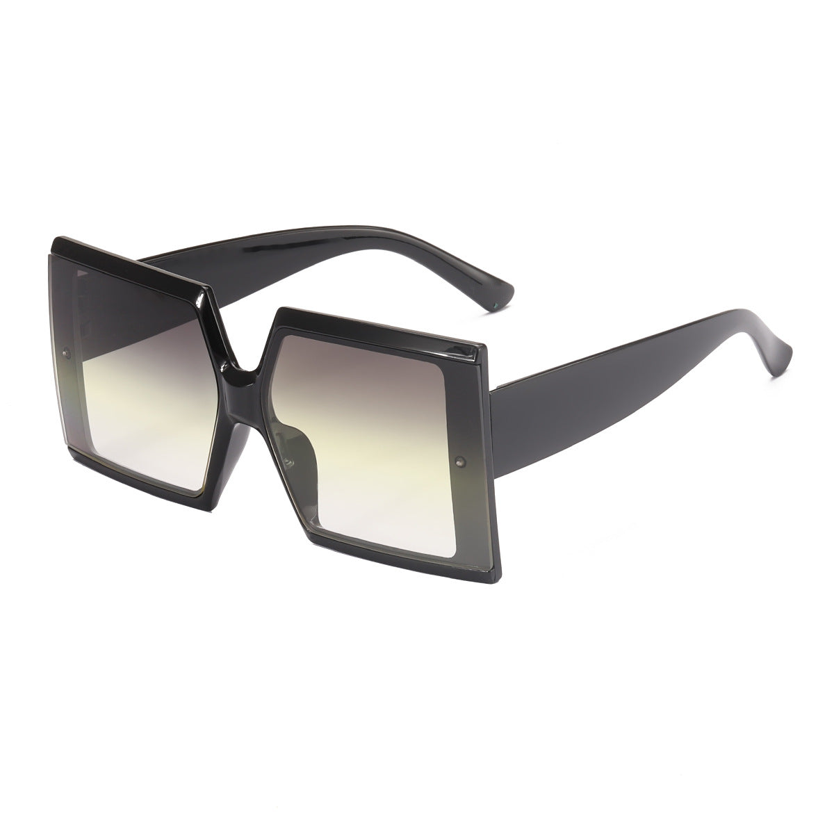 Damen oversized Sonnenbrille mit trendigem Leoprint Karnz