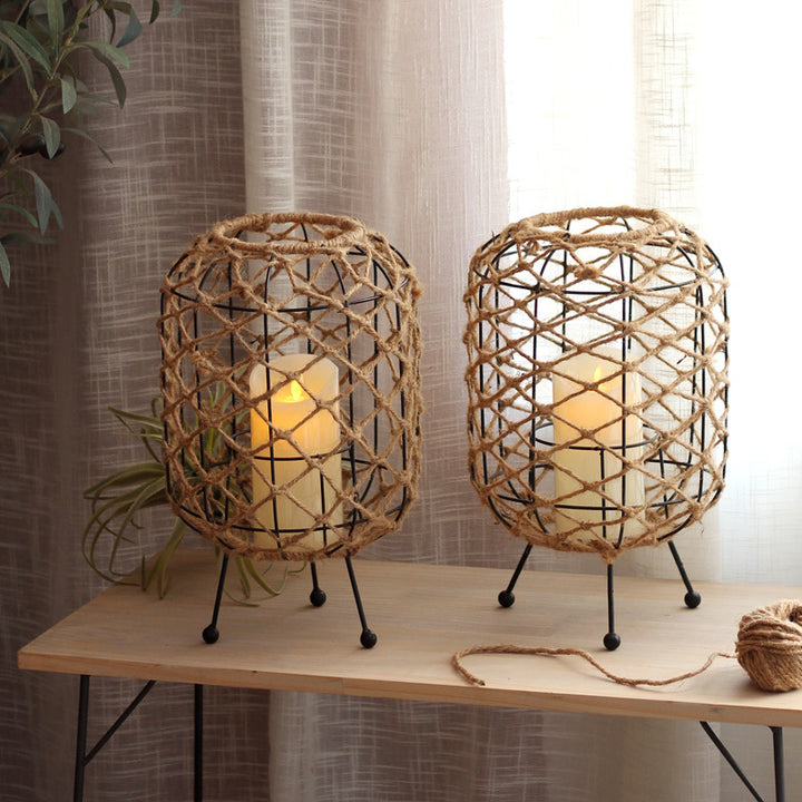 Dekorativer Korb mit Naturfaser-Design Karnz