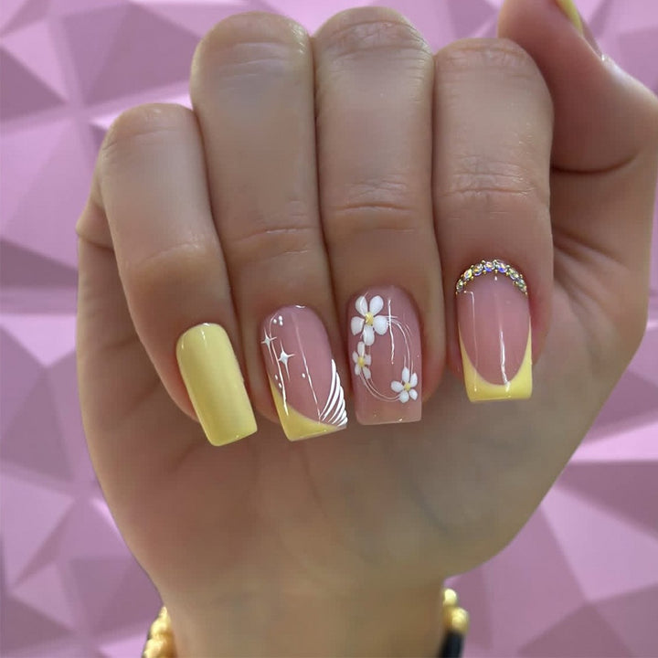 Künstlerisches Florales Gel-Nagelkunstset Karnz