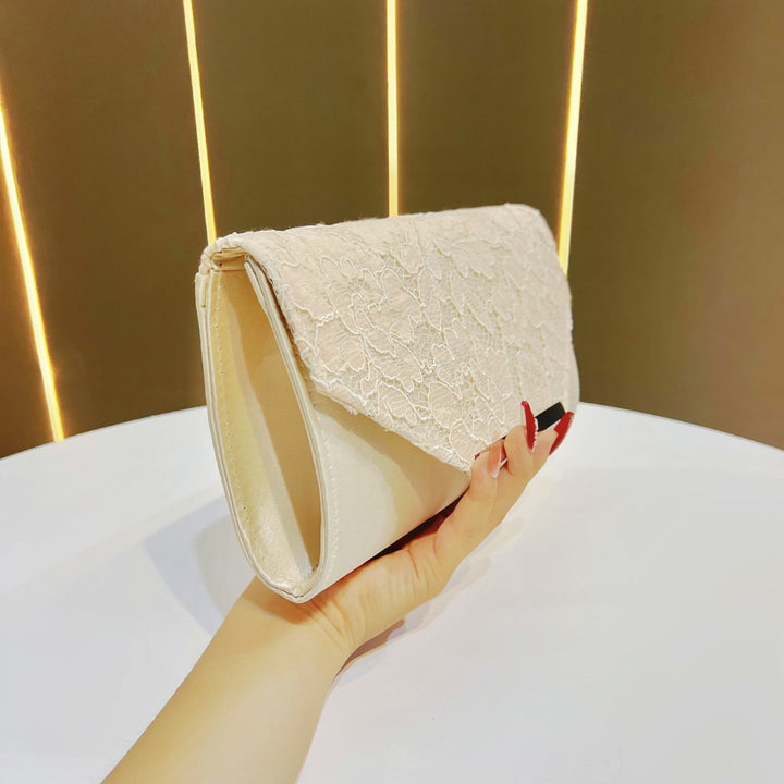 Elegante Florale Spitze Abend Clutch