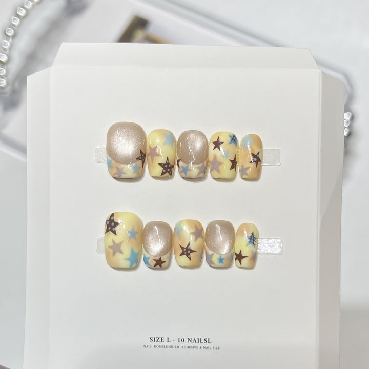 Künstlerisches Sternen-Nagelkunst-Set
