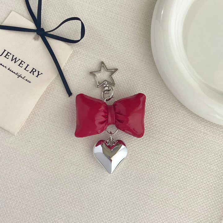 Bow-förmiger Charm Schlüsselanhänger Karnz