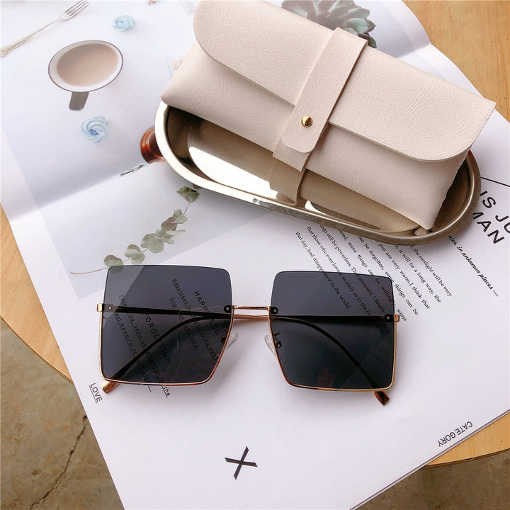Modische Übergroße Quadratische Sonnenbrille Karnz