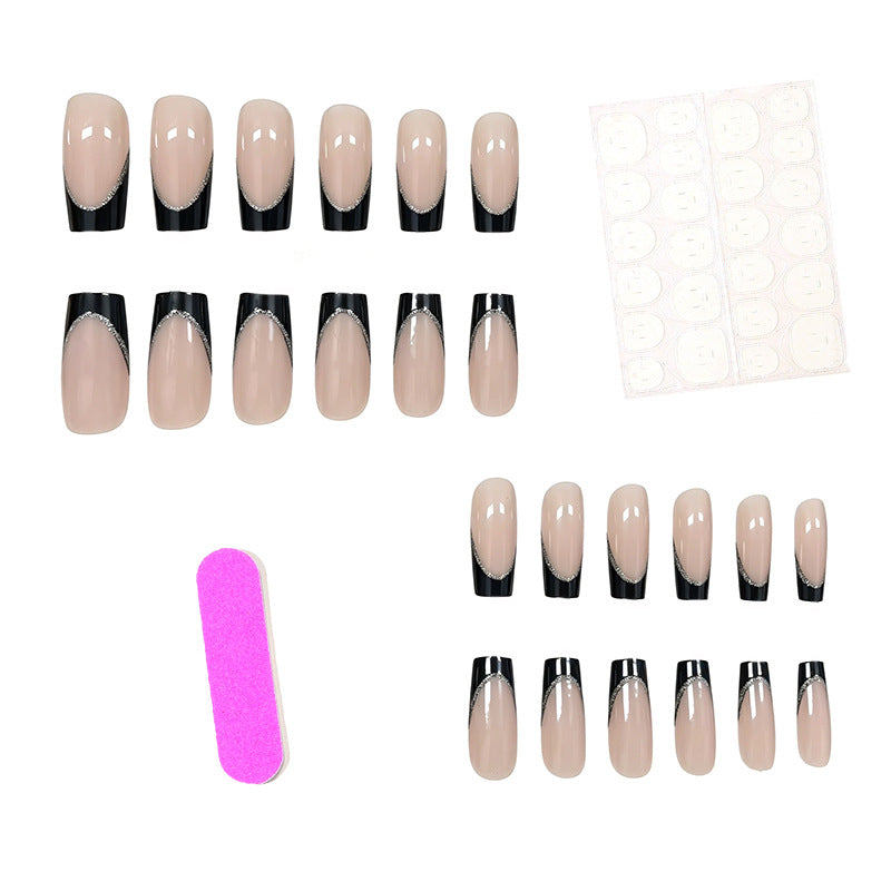 Erweiterte Acryl Französische Spitze Nagelverstärkungen Karnz