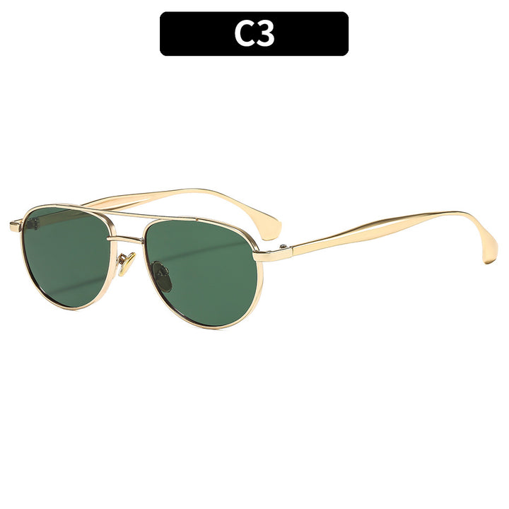 Vintage-inspirierte Piloten-Sonnenbrille