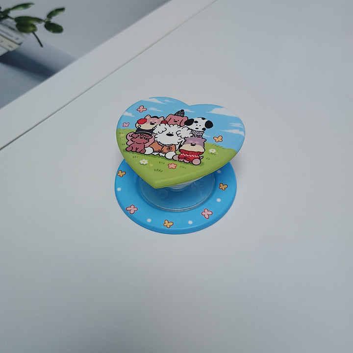 Herzförmiger Charakter-Handygriff Karnz