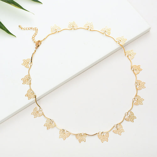 Schmetterlingsdesign Choker-Halskette Karnz