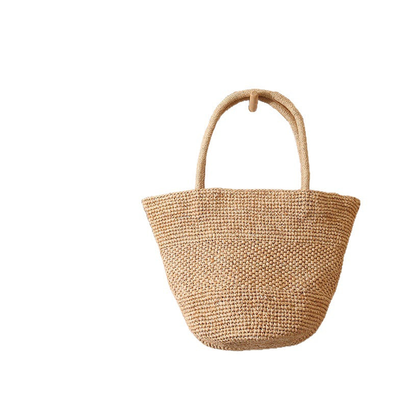 Damen Handgefertigte Basttasche im modernen Stil Karnz