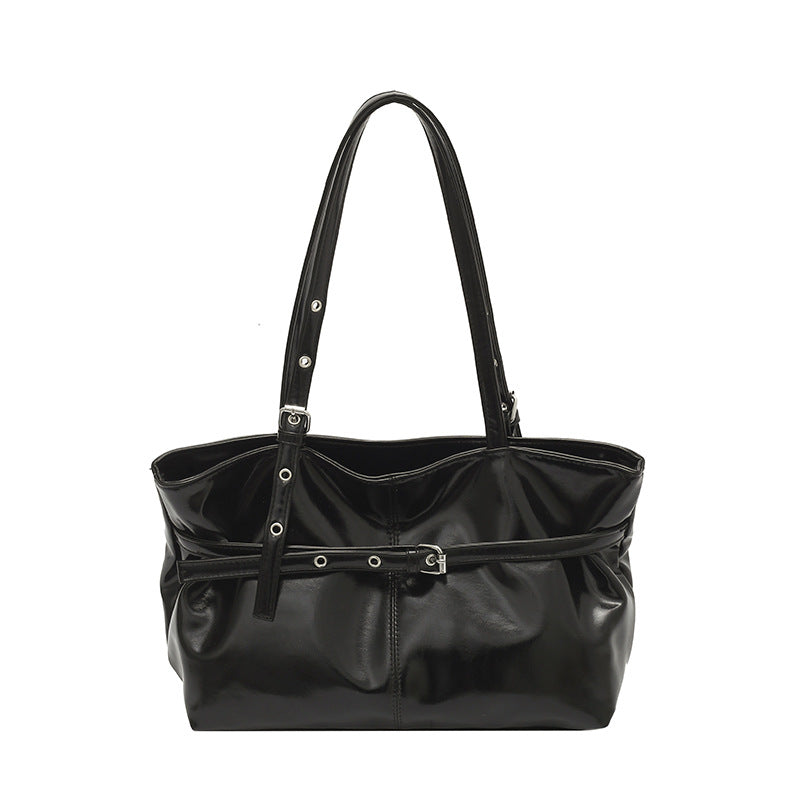 Stylische Faux-Leder Tragetasche