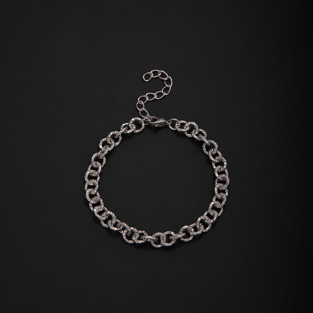 Vernetztes Metall-Gliederarmband Karnz