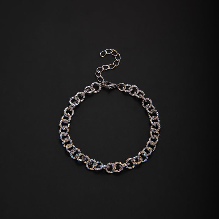 Vernetztes Metall-Gliederarmband Karnz