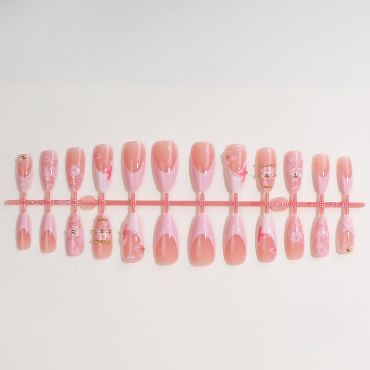 Dekoratives Press-On Nagelset Karnz