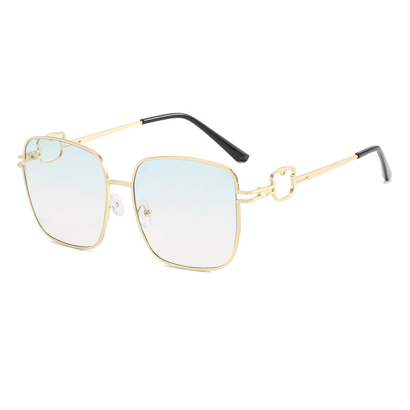 Damen modische quadratische Brille mit einzigartigen Akzenten Karnz