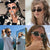 Damen modische Cat-Eye Sonnenbrille mit UV-Schutz und robustem Rahmen Karnz
