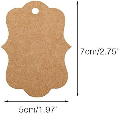 Umweltfreundliche Kraft-Geschenkanhänger Karnz