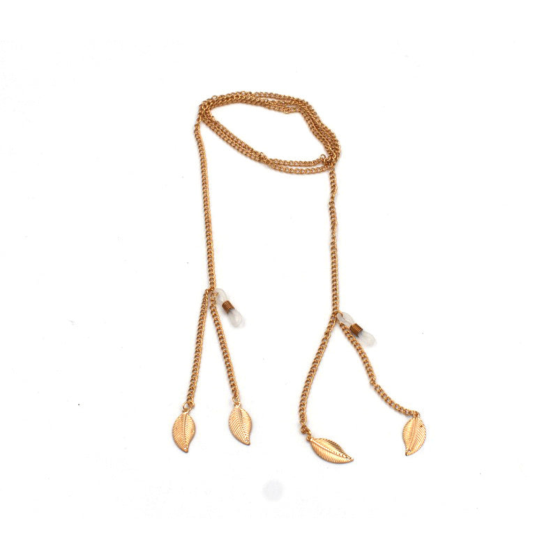 Blatt-inspirierte Brillen Kette Karnz