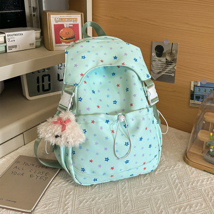 Verspielter Rucksack mit Sternmuster