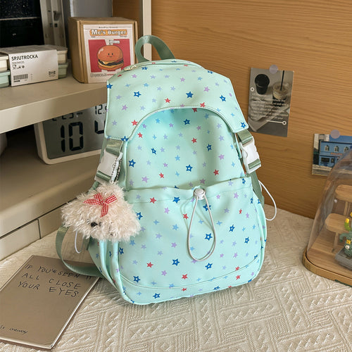 Verspielter Rucksack mit Sternmuster