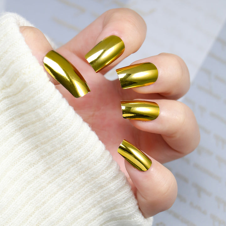 Premium Spiegel Finish Nagelkunst Tipps Karnz