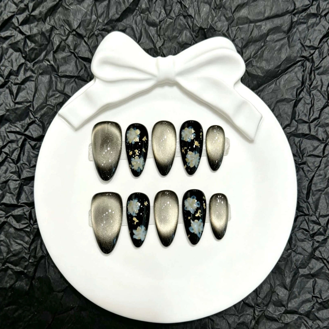 Exquisites dekoratives Presse-Nagelkunst-Set 1791773892