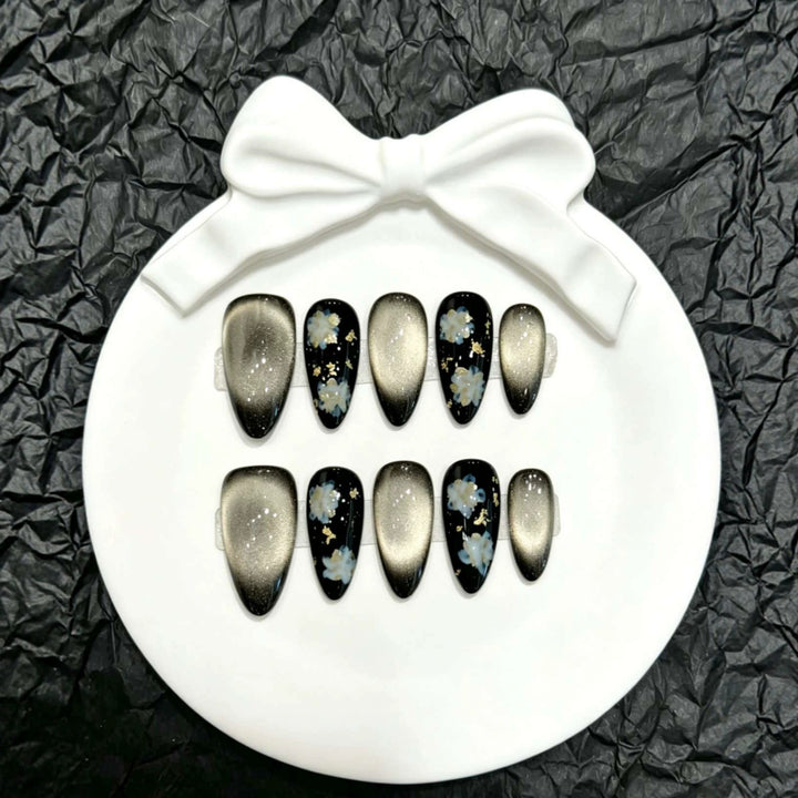 Exquisites dekoratives Presse-Nagelkunst-Set 1791773892