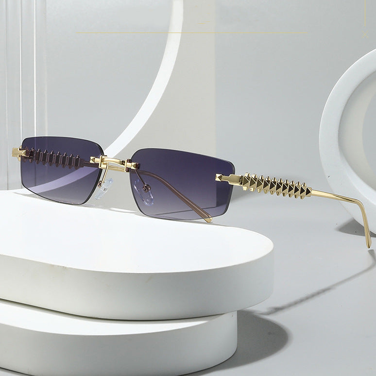 Damen Designer Sonnenbrille mit einzigartigem Stacheldraht-Design Karnz