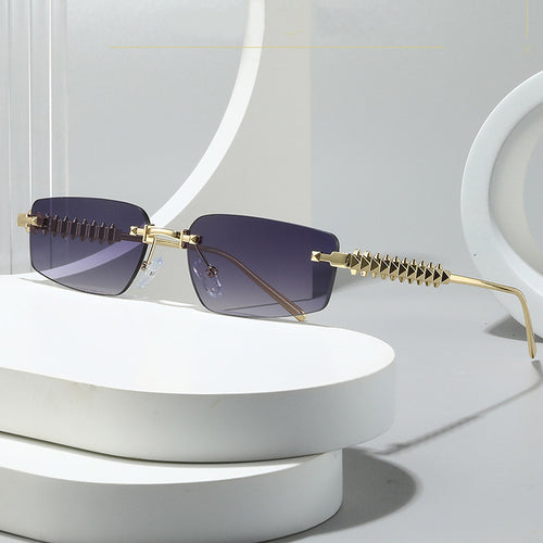 Damen Designer Sonnenbrille mit einzigartigem Stacheldraht-Design Karnz