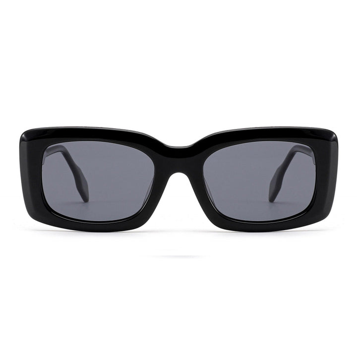 Damen modische quadratische Sonnenbrille mit einzigartigem Rahmen Karnz
