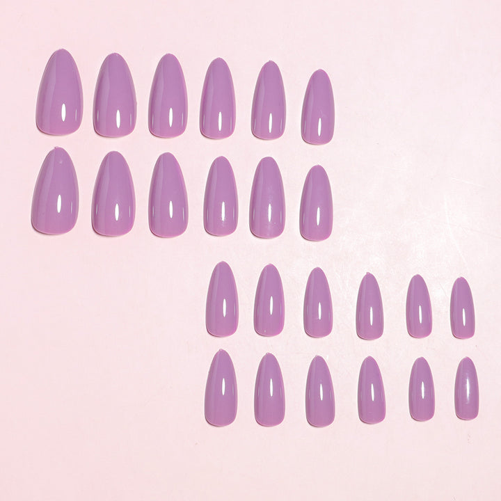 Premium DIY Mandel-förmiger Press-On Nagelset Karnz