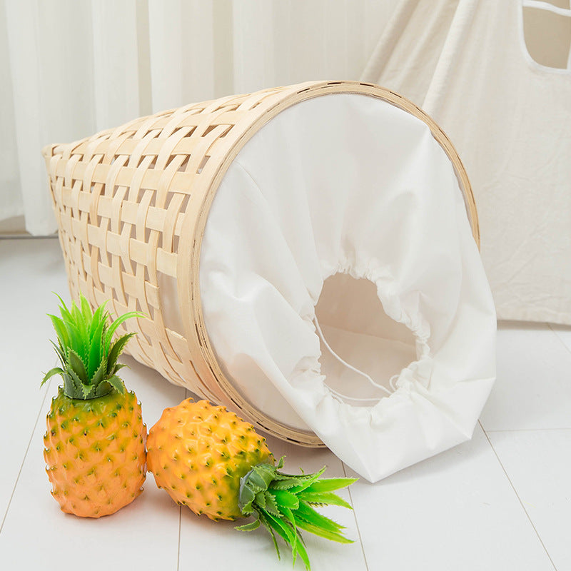 Woven Storage Basket for Books and Home Decor Karnz