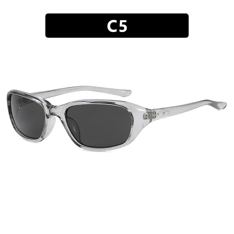 Damen sportliche Sonnenbrille mit breitem, ergonomischem Rahmen Karnz