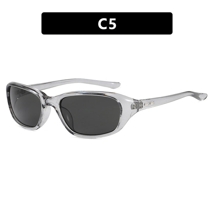 Damen sportliche Sonnenbrille mit breitem, ergonomischem Rahmen Karnz