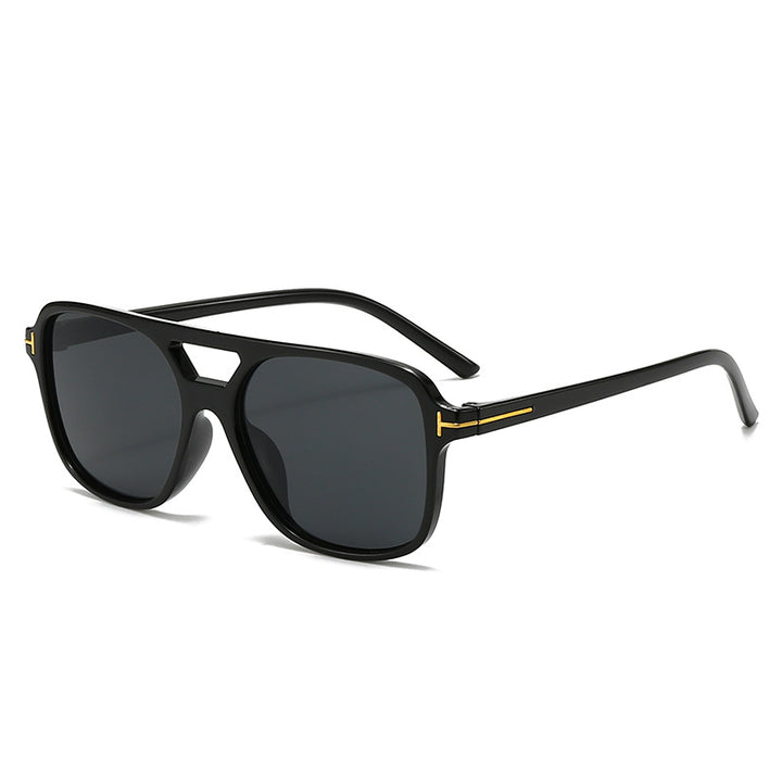 Fette Rechteckige Rahmenbrille