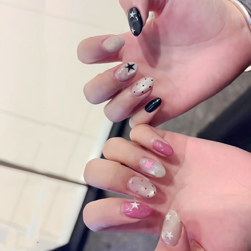 Künstlerisches Ombre Glitter Nagelkunst Set Karnz