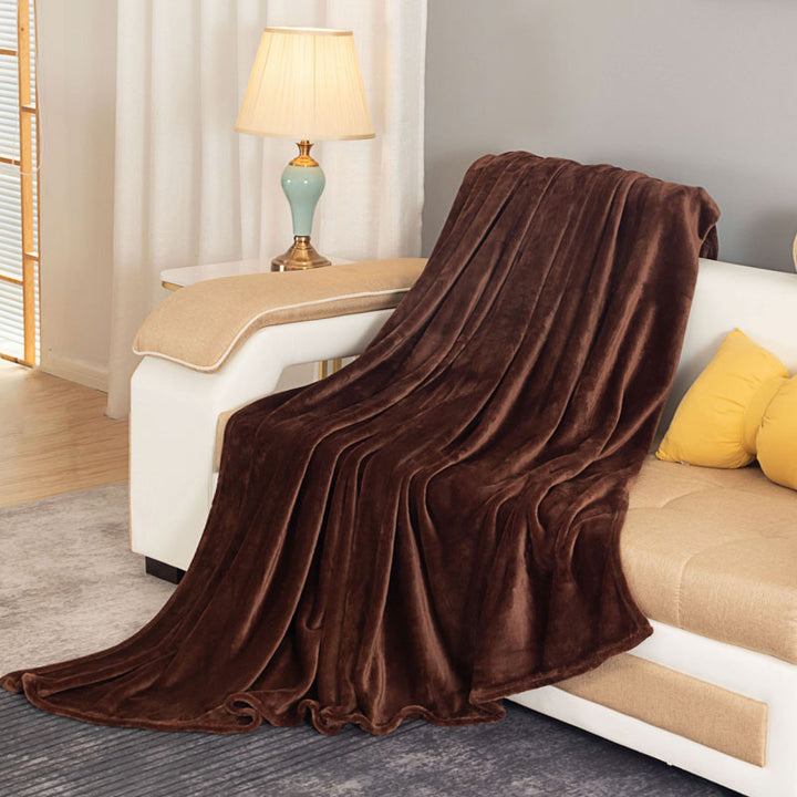 Ultra-weiches Plüsch-Fleece-Wurfdecke