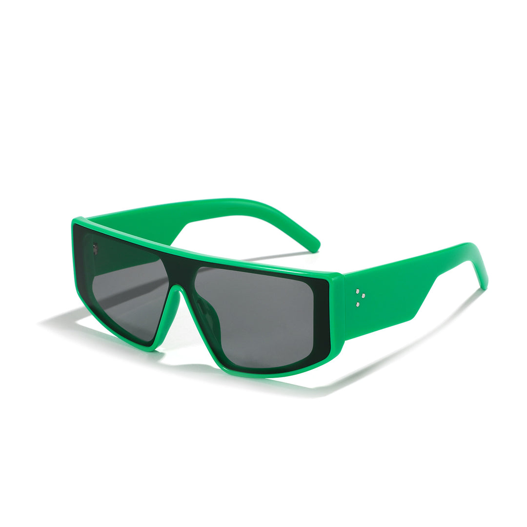 Damen futuristische Oversized-Sonnenbrille Karnz