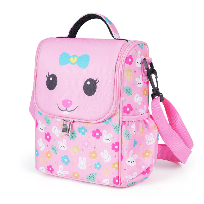 Niedlicher Tierdesign isolierter Lunch-Rucksack