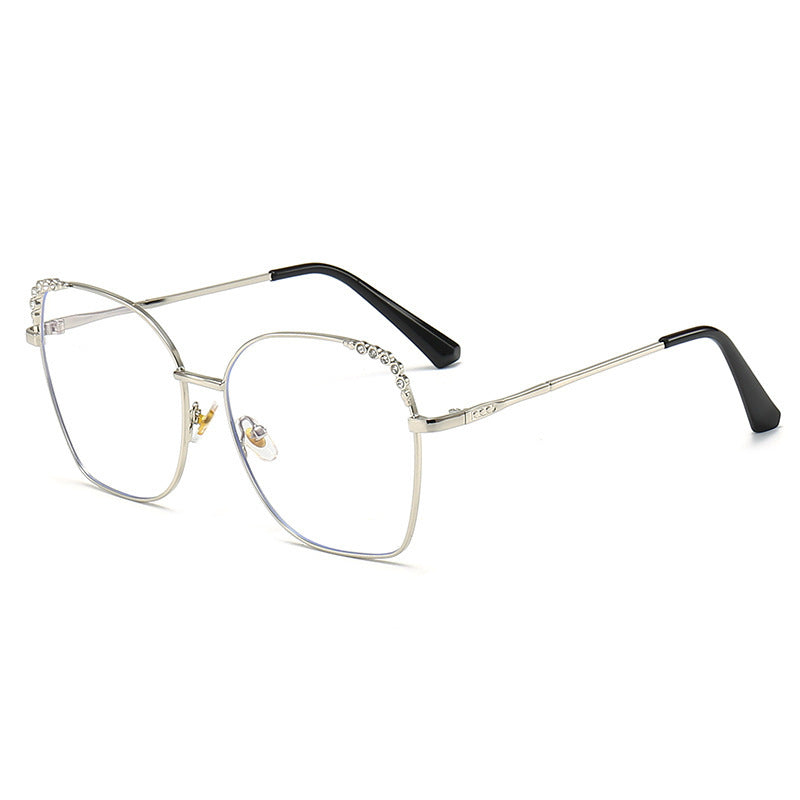 Elegante Quadratische Sonnenbrille mit Funkelnden Akzenten Karnz