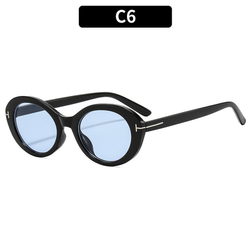 Stylische Übergroße Oval Sonnenbrille