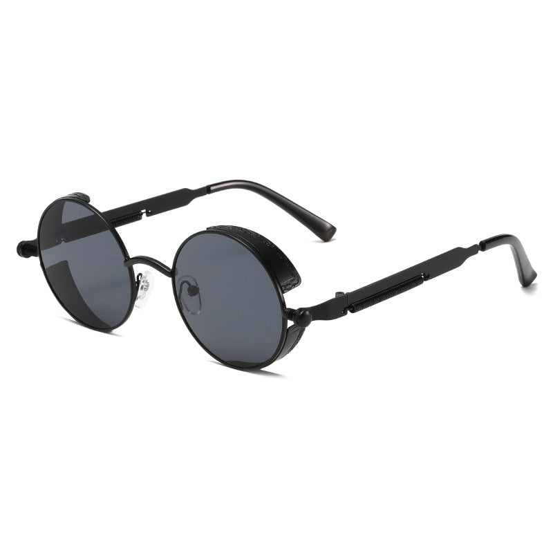 Damen Runde Sonnenbrille mit hochwertigem Metallrahmen Karnz