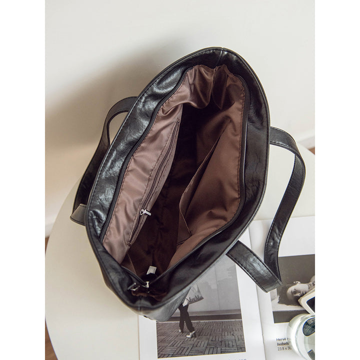 Luxuriöse Leder Tote Bag Karnz
