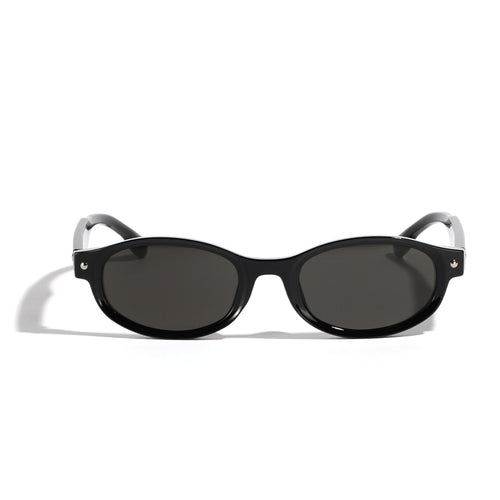 Damen modische Sonnenbrille mit geschwungenem Design und UV-Schutz Karnz