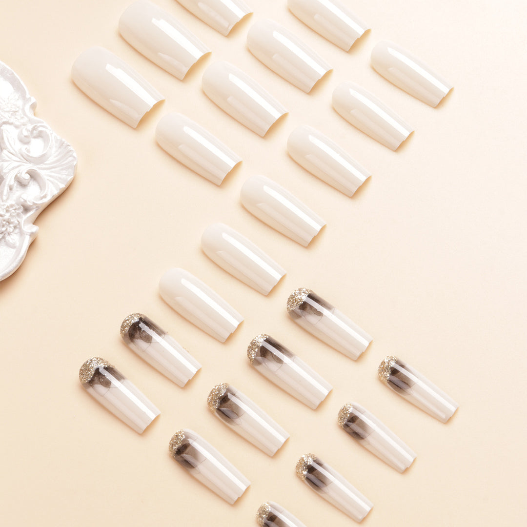Chic Ombre Acryl Nagelverlängerungen Karnz