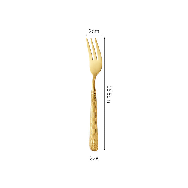 Eleganter Teelöffel mit Kunstvollem Griffdesign Karnz