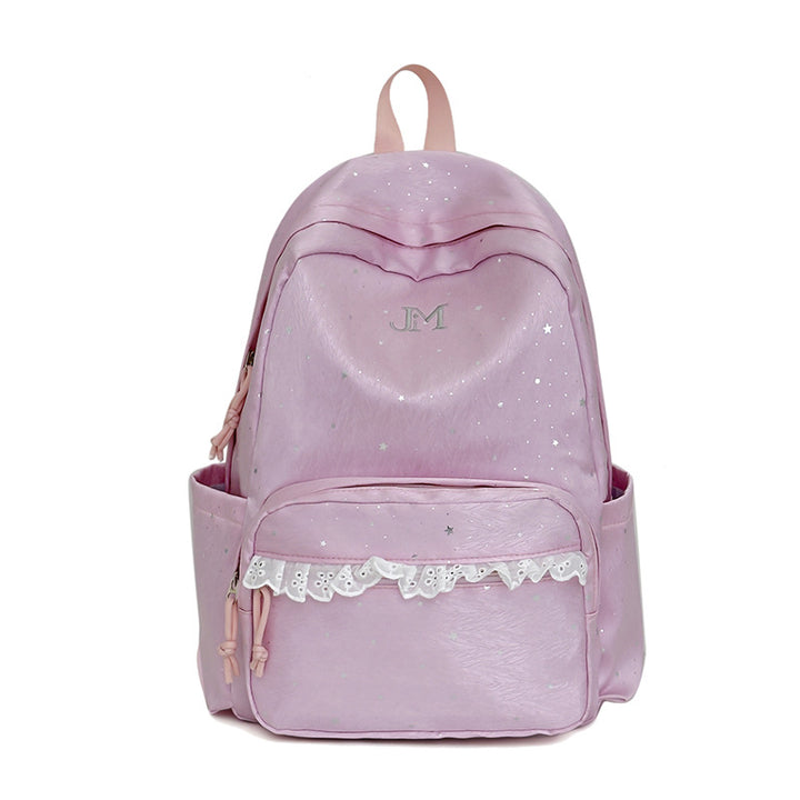 Stylische mit Sternen verzierte Rucksack